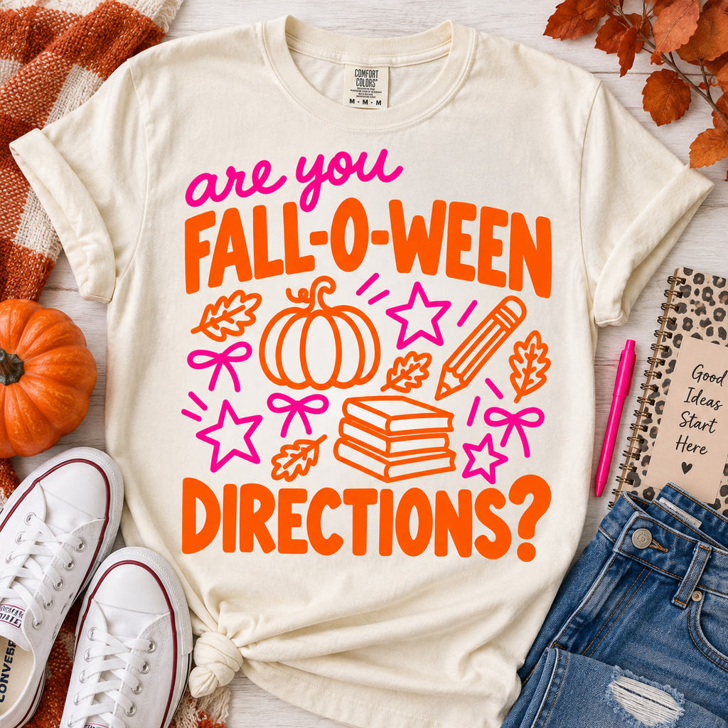 Fall-O-Ween Directions Teacher Tee