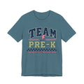 Pre-K Varsity Teacher Shirt | Custom Teacher Tee | Back to School Teacher Gift | Bella+Canvas 3001 Graphic T-Shirt