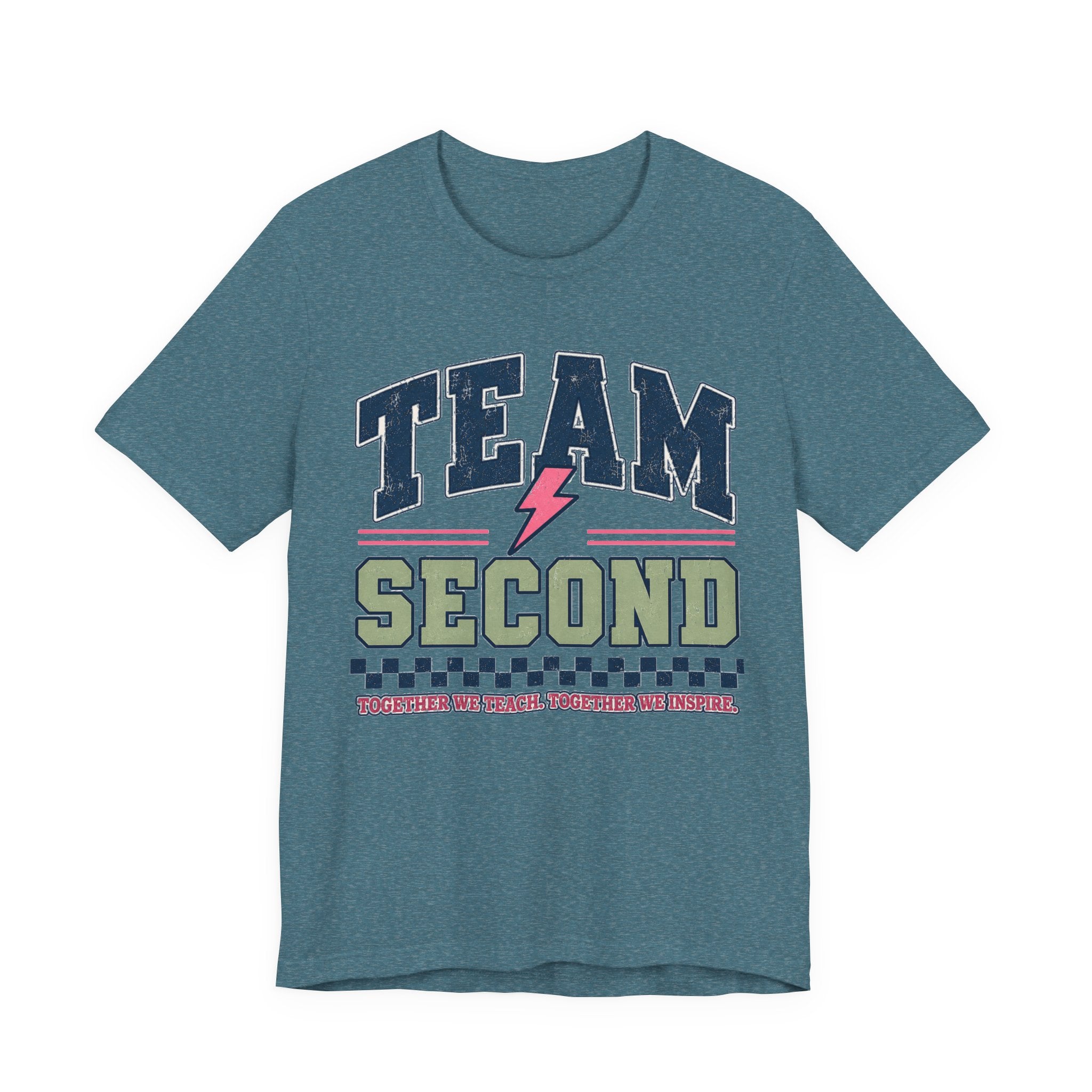 Second Varsity Teacher Shirt | Custom Teacher Tee | Back to School Teacher Gift | Bella+Canvas 3001 Graphic T-Shirt