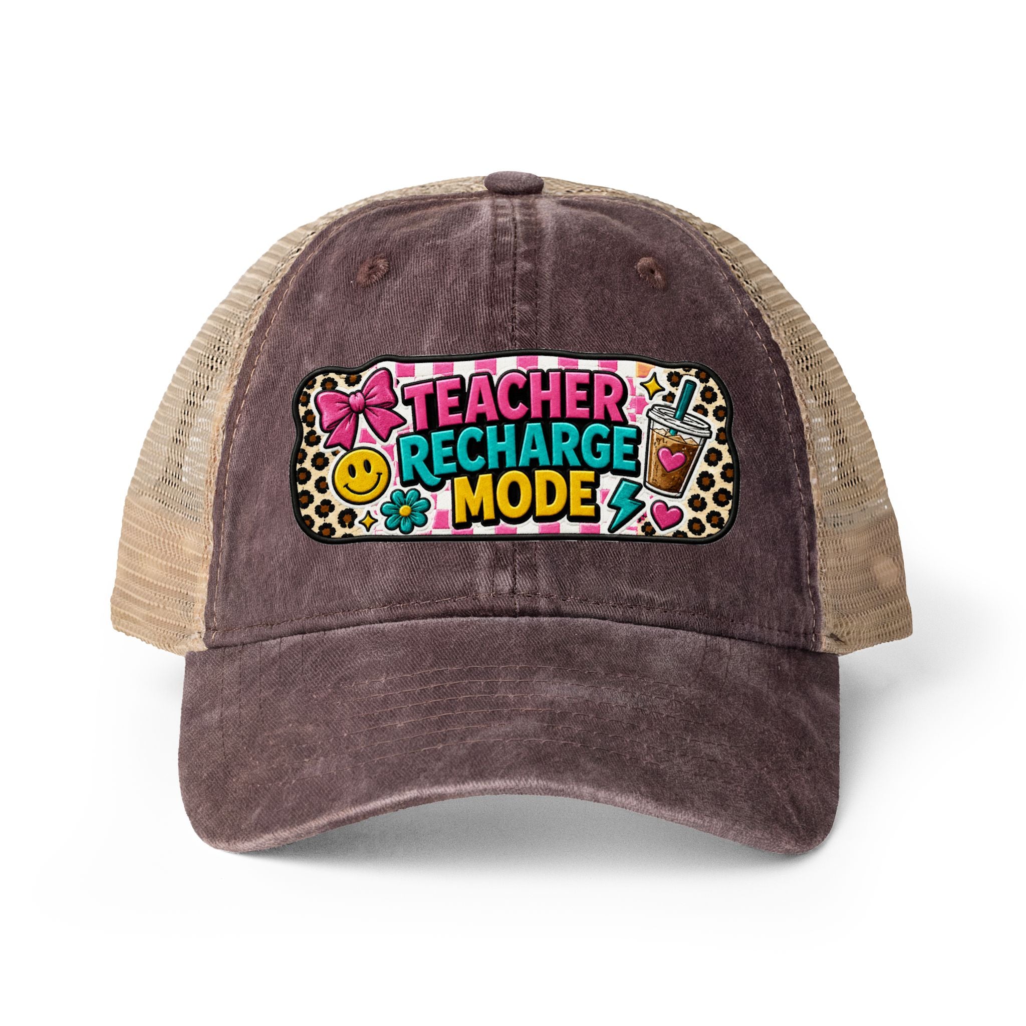 Women's Washed Mesh-Back Cap