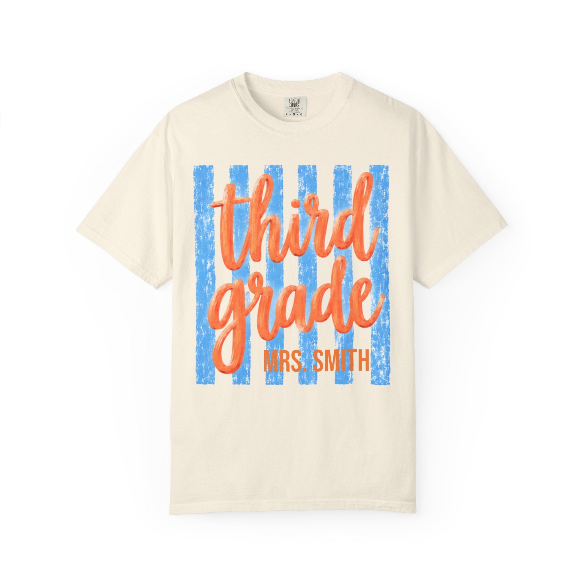 Personalized Third Grade Teacher Shirt | 3rd Grade Team Tee | Painted Script Back to School Shirt