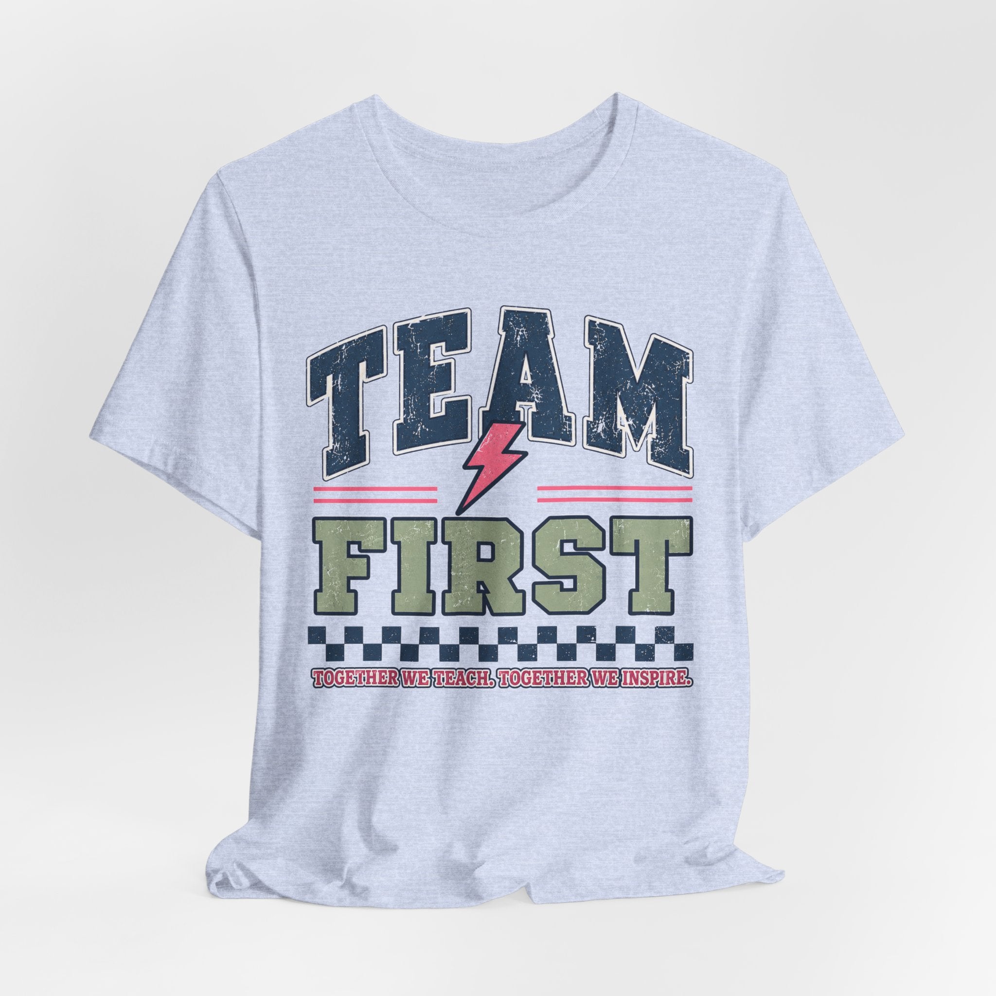 First Grade Varsity Teacher Shirt | Custom Teacher Tee | Back to School Teacher Gift | Bella+Canvas 3001 Graphic T-Shirt