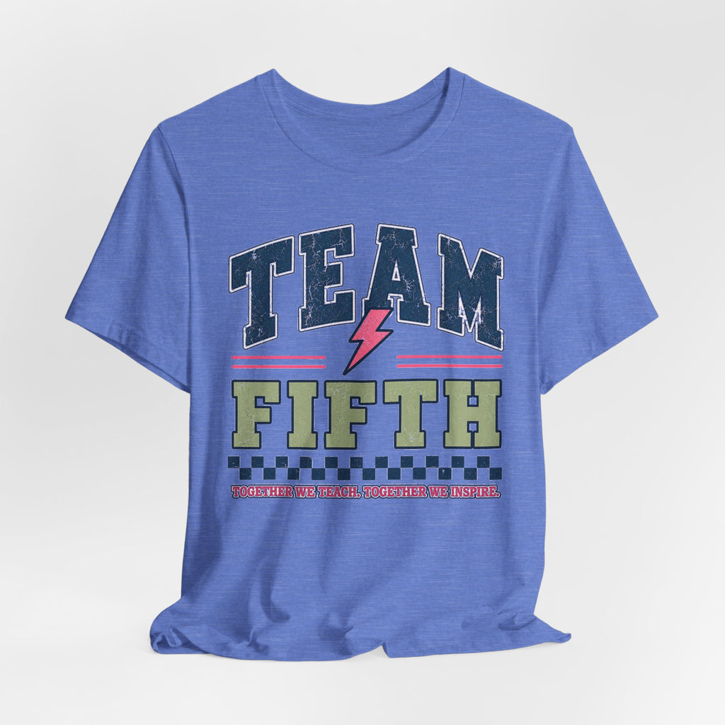 Fifth Grade Varsity Teacher Shirt | Custom Teacher Tee | Back to School Teacher Gift | Bella+Canvas 3001 Graphic T-Shirt