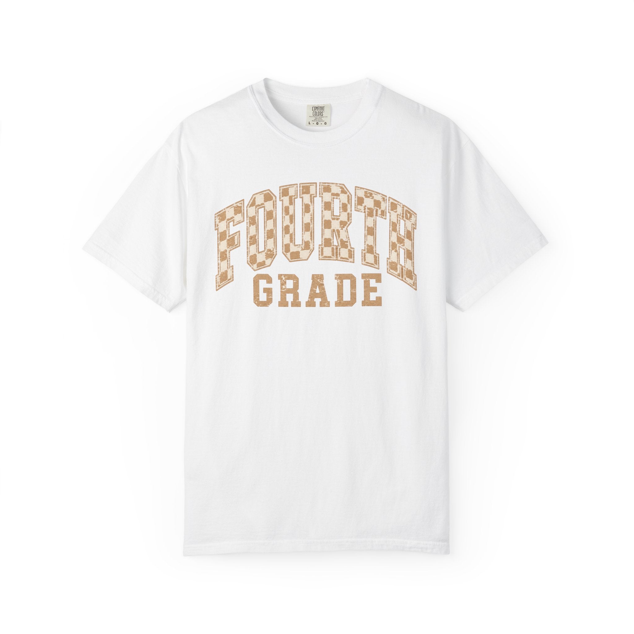 Fourth Grade Teacher Shirt | Retro Leopard Teacher Tee