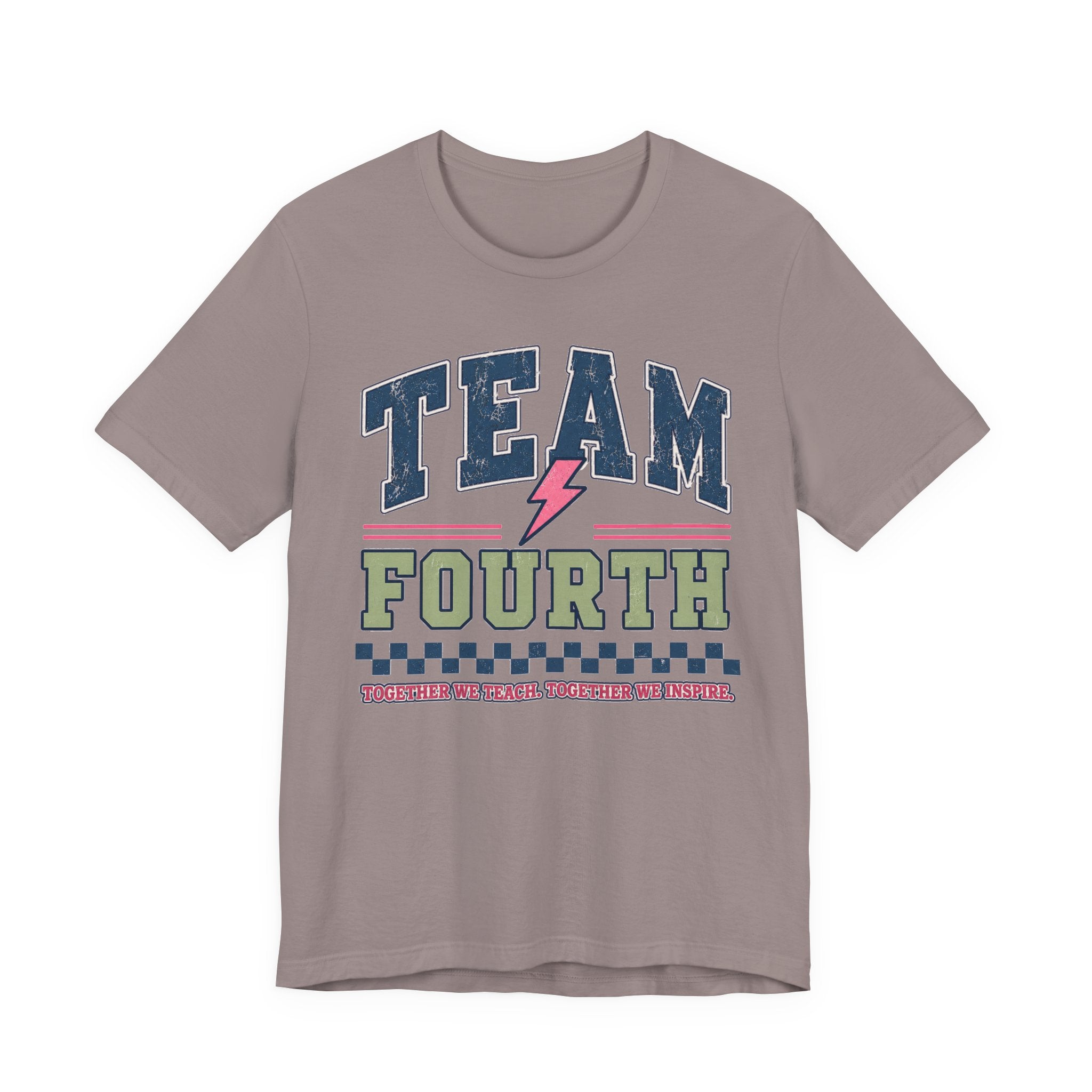 Fourth Grade Varsity Teacher Shirt | Custom Teacher Tee | Back to School Teacher Gift | Bella+Canvas 3001 Graphic T-Shirt