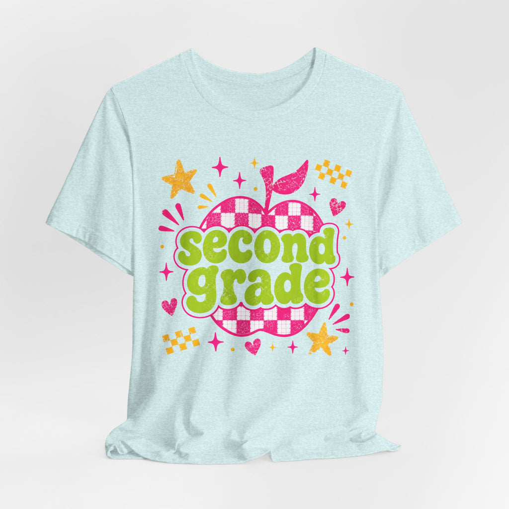 Second Grade eacher Shirt | Custom Teacher Tee | Back to School Teacher Gift | Bella+Canvas 3001 Graphic T-Shirt