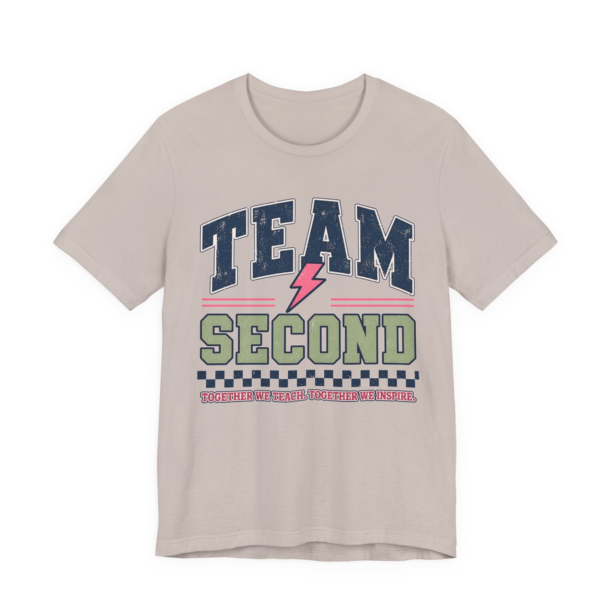 Second Varsity Teacher Shirt | Custom Teacher Tee | Back to School Teacher Gift | Bella+Canvas 3001 Graphic T-Shirt