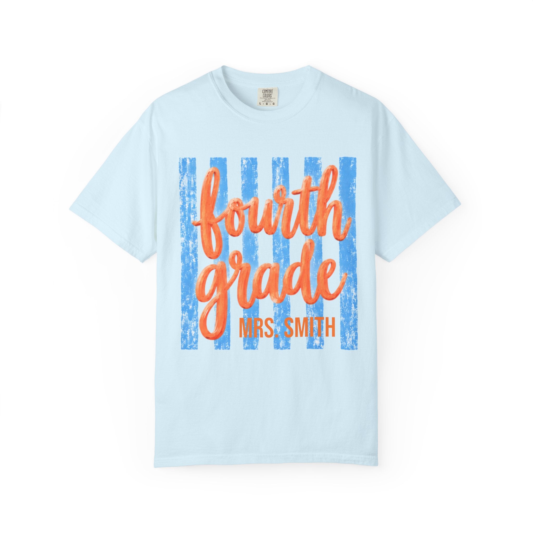 Personalized Fourth Grade Teacher Shirt | 4th Grade Team Tee | Painted Script Back to School Shirt