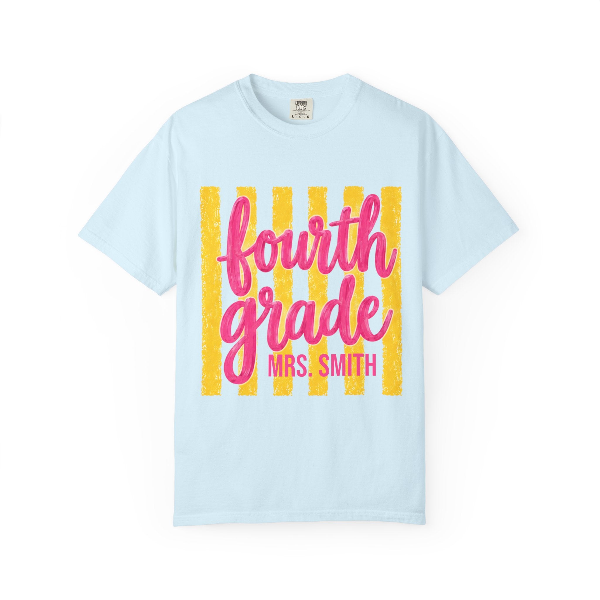 Personalized Fourth Grade Teacher Shirt | 4th Grade Team Tee | Painted Script Back to School Shirt