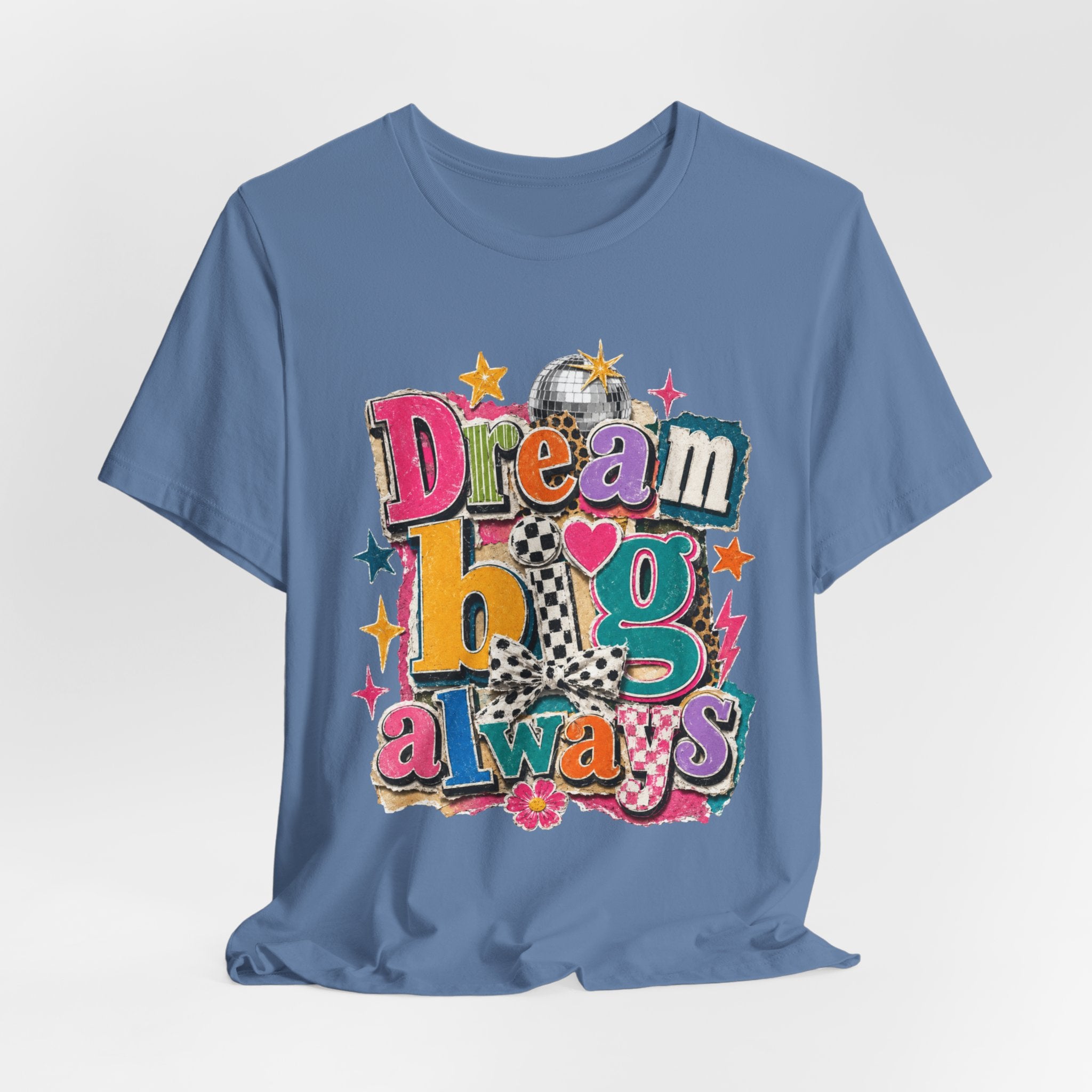 Dream Big Always Teacher Shirt | Retro Inspirational Teacher Tee | Positive Educator Apparel