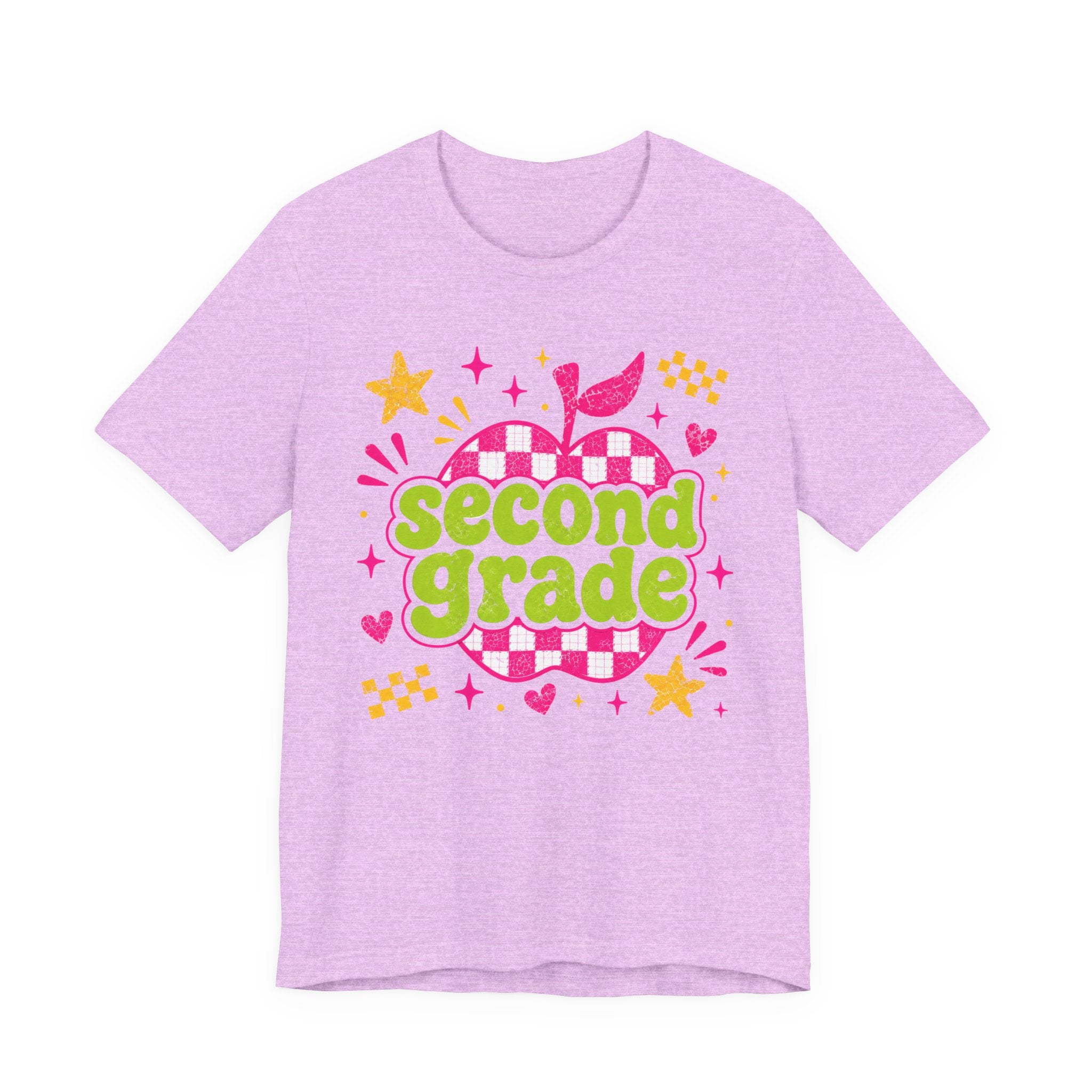 Second Grade eacher Shirt | Custom Teacher Tee | Back to School Teacher Gift | Bella+Canvas 3001 Graphic T-Shirt