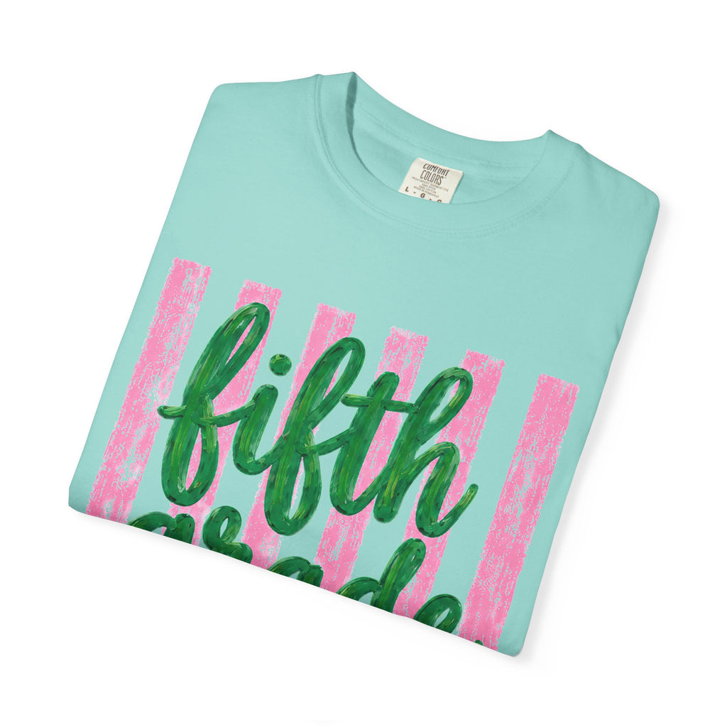 Personalized Fifth Grade Teacher Shirt | 5th Grade Team Tee | Painted Script Back to School Shirt