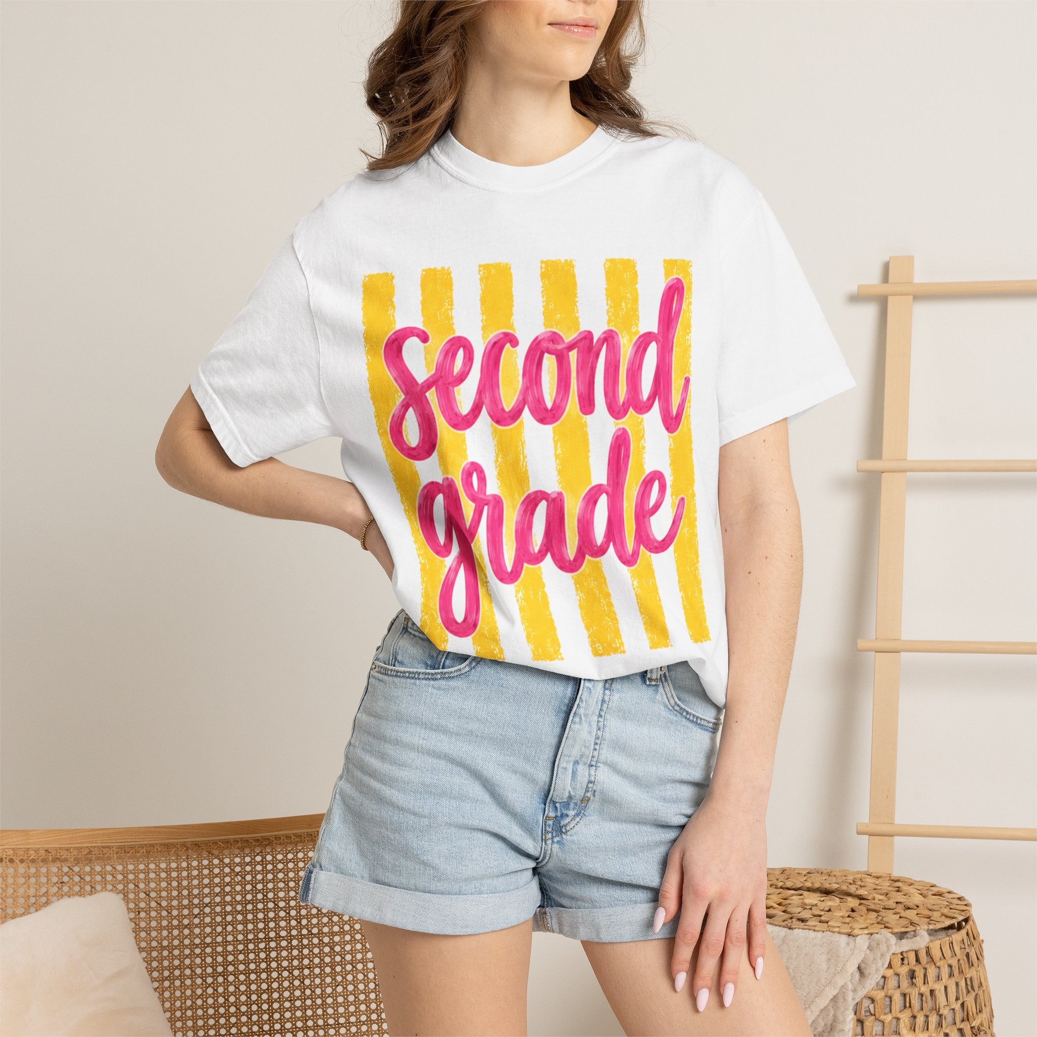 Second Grade Teacher Shirt | 2nd Grade Team Tee | Painted Script Back to School Shirt