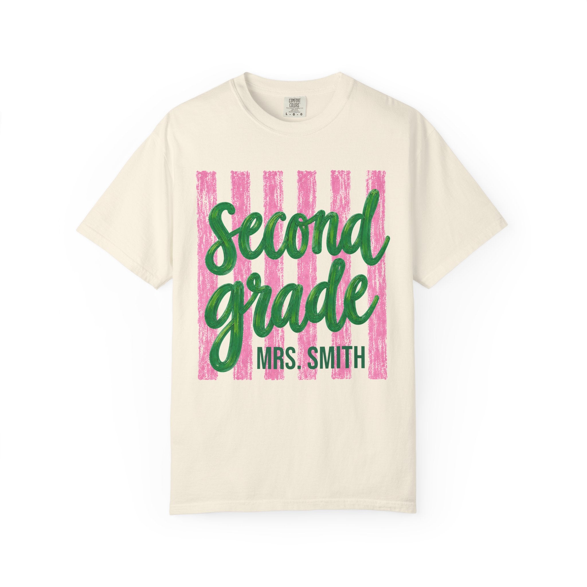 Personalized Second Grade Teacher Shirt | 2nd Grade Team Tee | Painted Script Back to School Shirt
