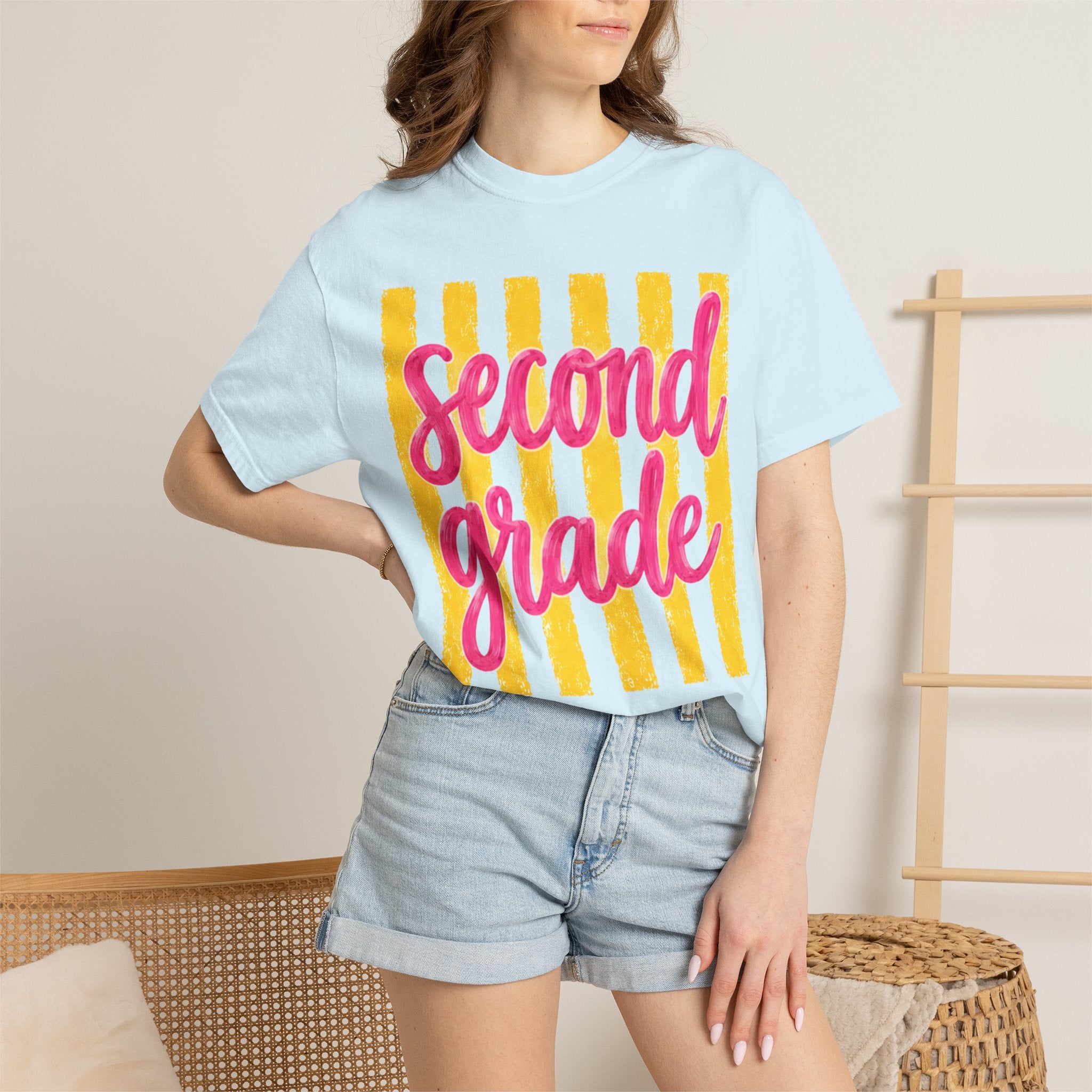 Second Grade Teacher Shirt | 2nd Grade Team Tee | Painted Script Back to School Shirt