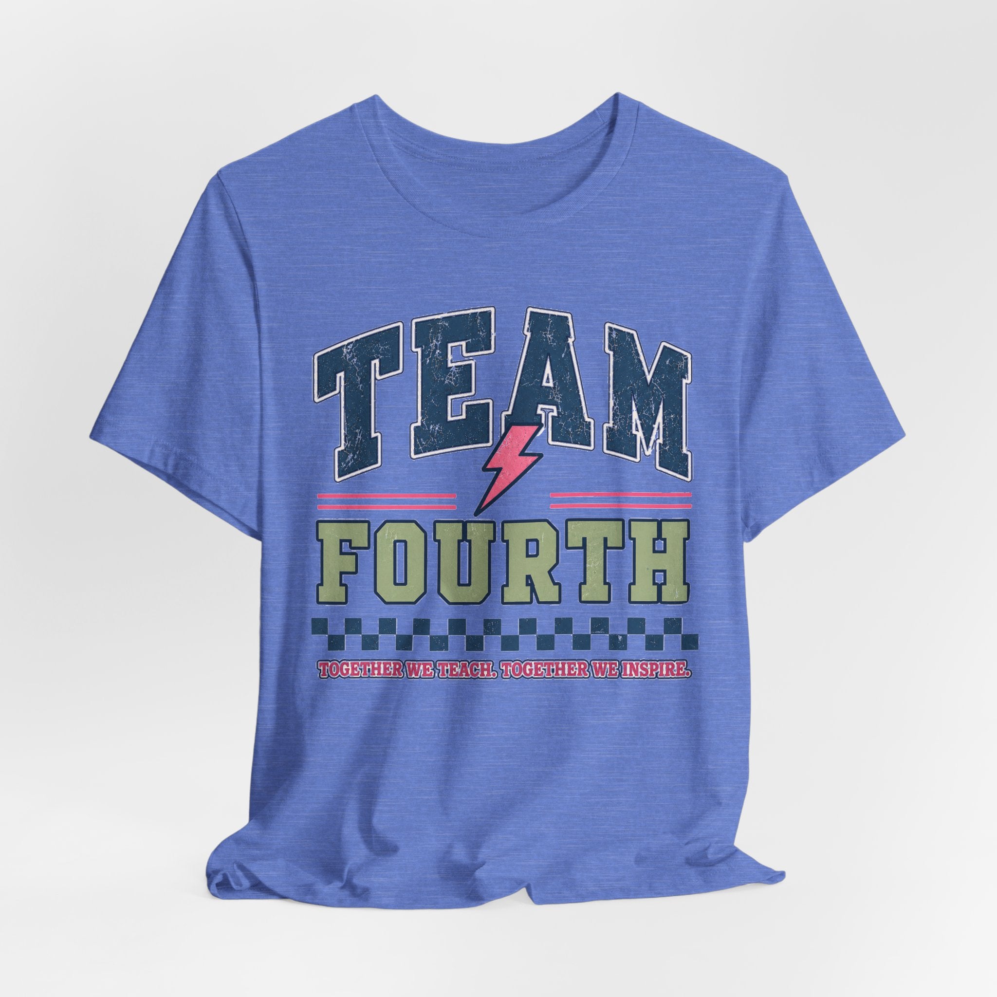 Fourth Grade Varsity Teacher Shirt | Custom Teacher Tee | Back to School Teacher Gift | Bella+Canvas 3001 Graphic T-Shirt