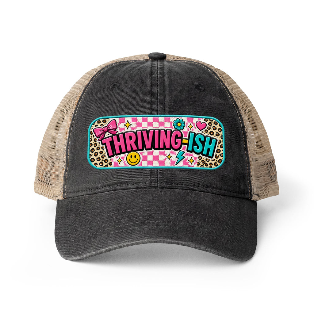 Mentally at the Pool Patch Trucker Hat | Summer Poolside Graphic