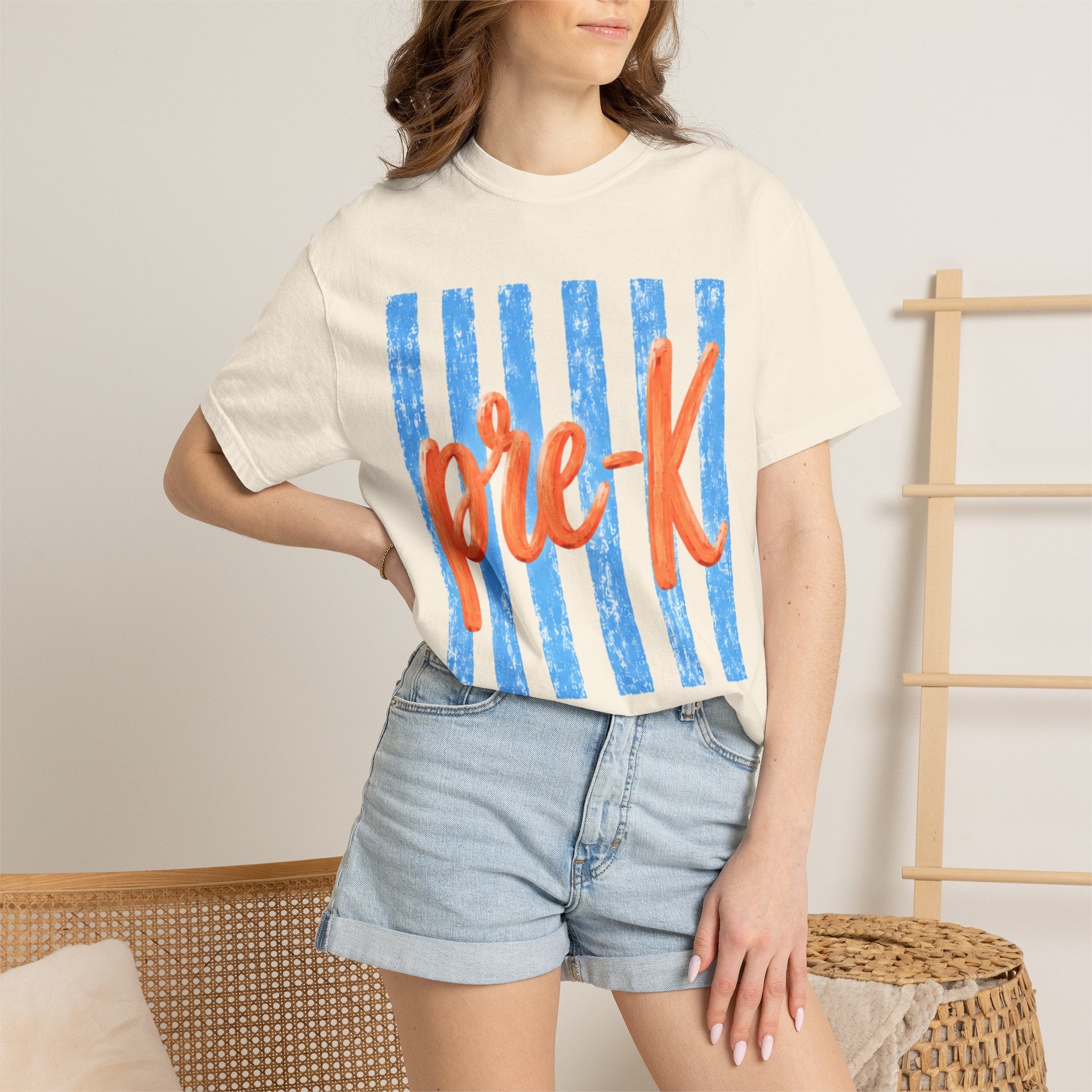 Pre-K Teacher Shirt | Pre K Grade Level Team Tee | Painted Script Back to School Shirt