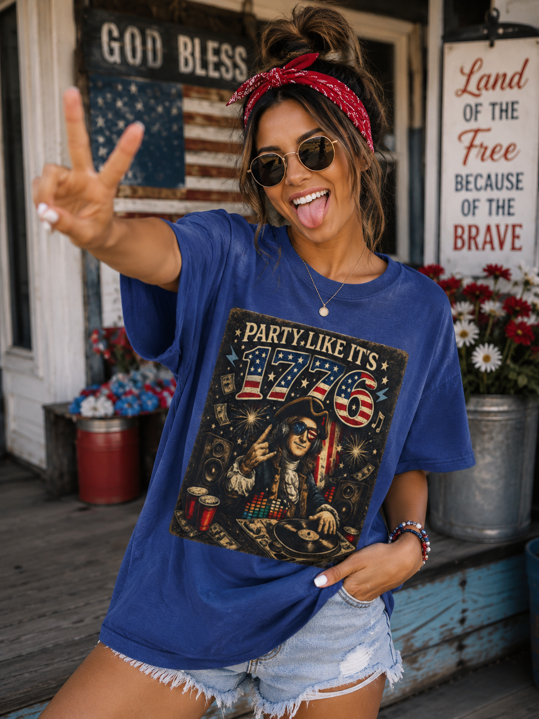 Party Like 1776 | Funny Americana Tee