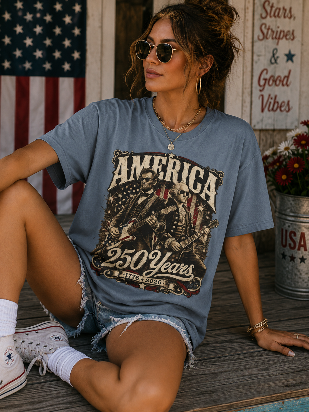 250 Rocks | Funny Americana Tee
