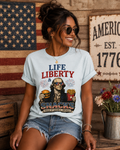 Life Liberty & Snacks | Funny Americana Tee
