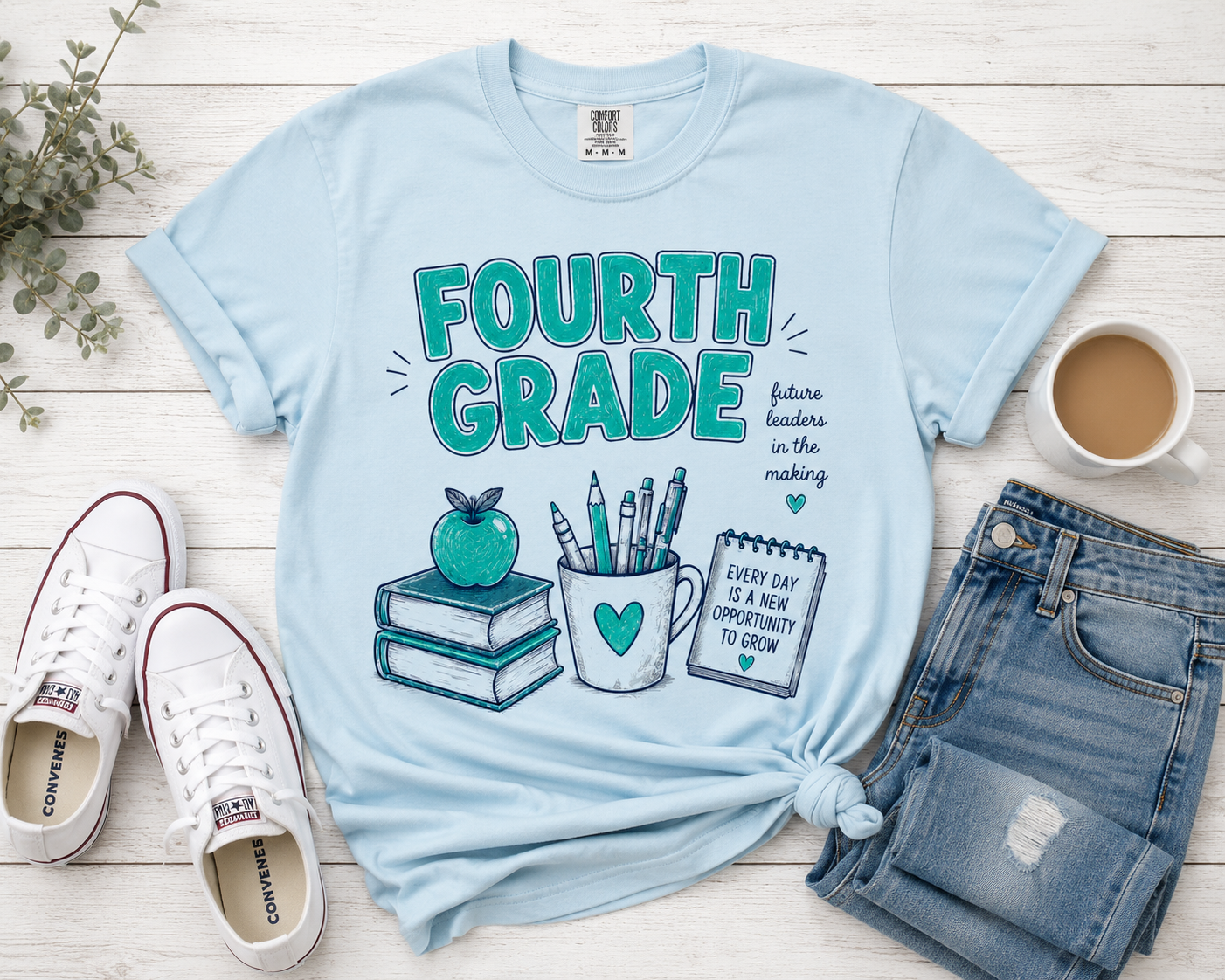Fourth Grade Teacher Shirt | Cute Back to School Shirt