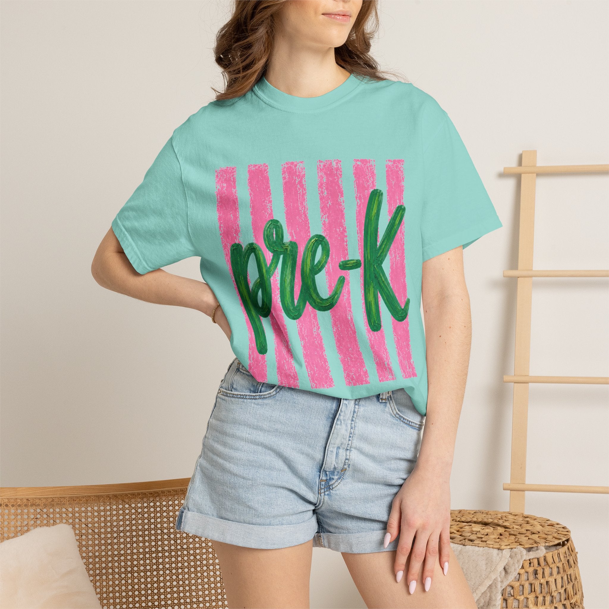 Pre-K Teacher Shirt | Pre K Grade Level Team Tee | Painted Script Back to School Shirt