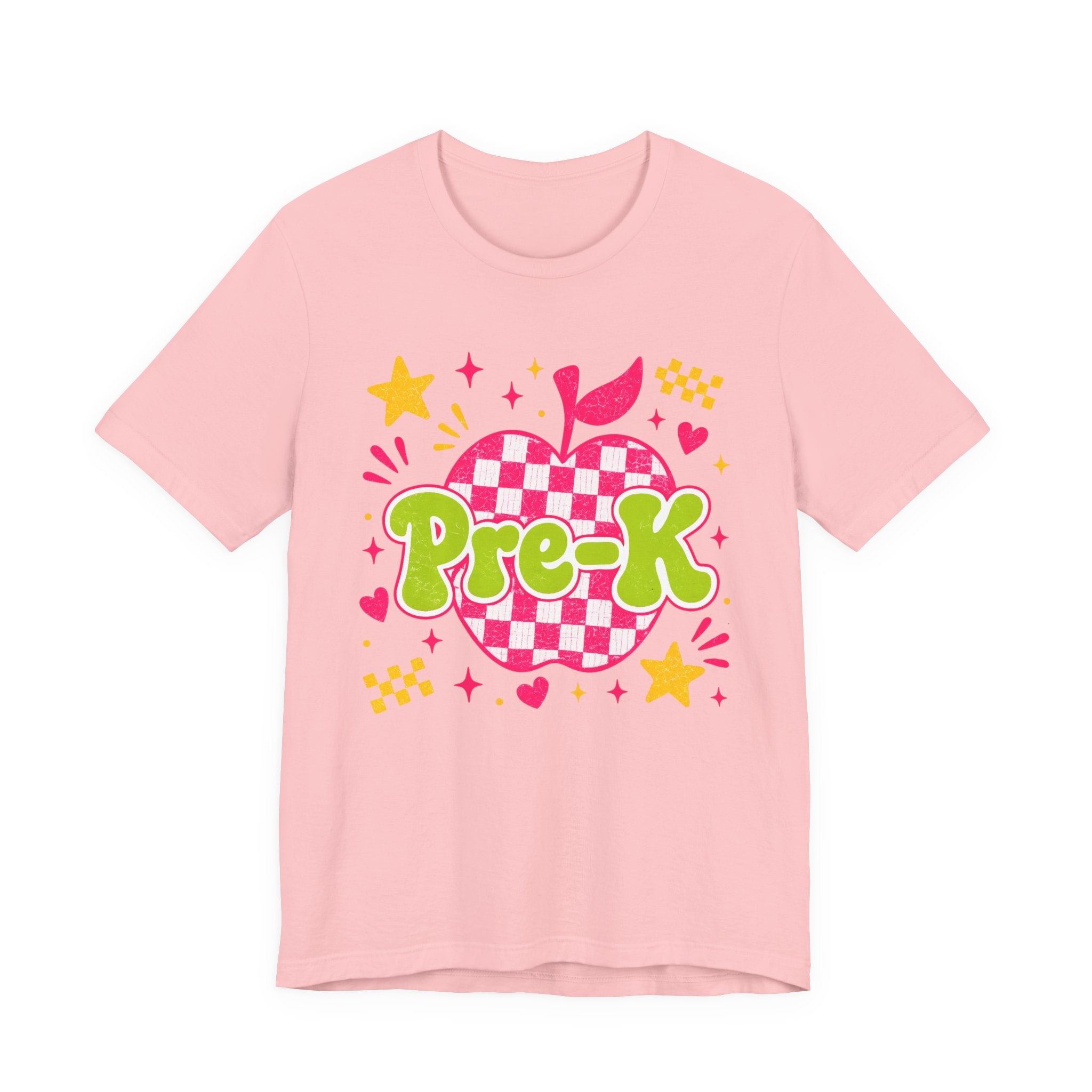 Retro Pre-K Teacher Shirt | Cute Checkerboard Teacher Tee | Back to School
