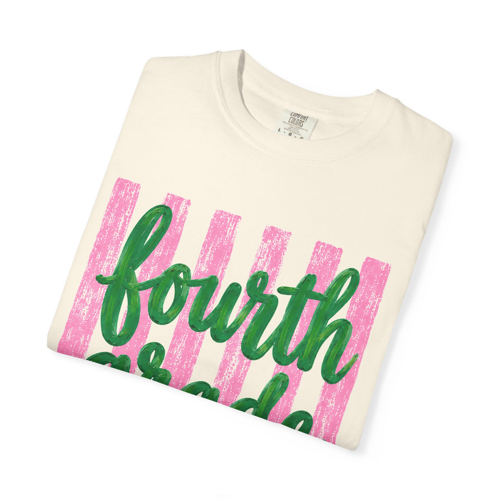 Personalized Fourth Grade Teacher Shirt | 4th Grade Team Tee | Painted Script Back to School Shirt