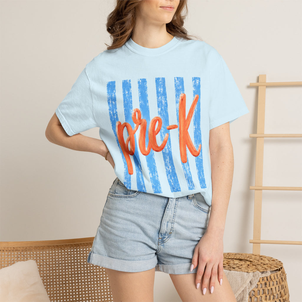 Pre-K Teacher Shirt | Pre K Grade Level Team Tee | Painted Script Back to School Shirt