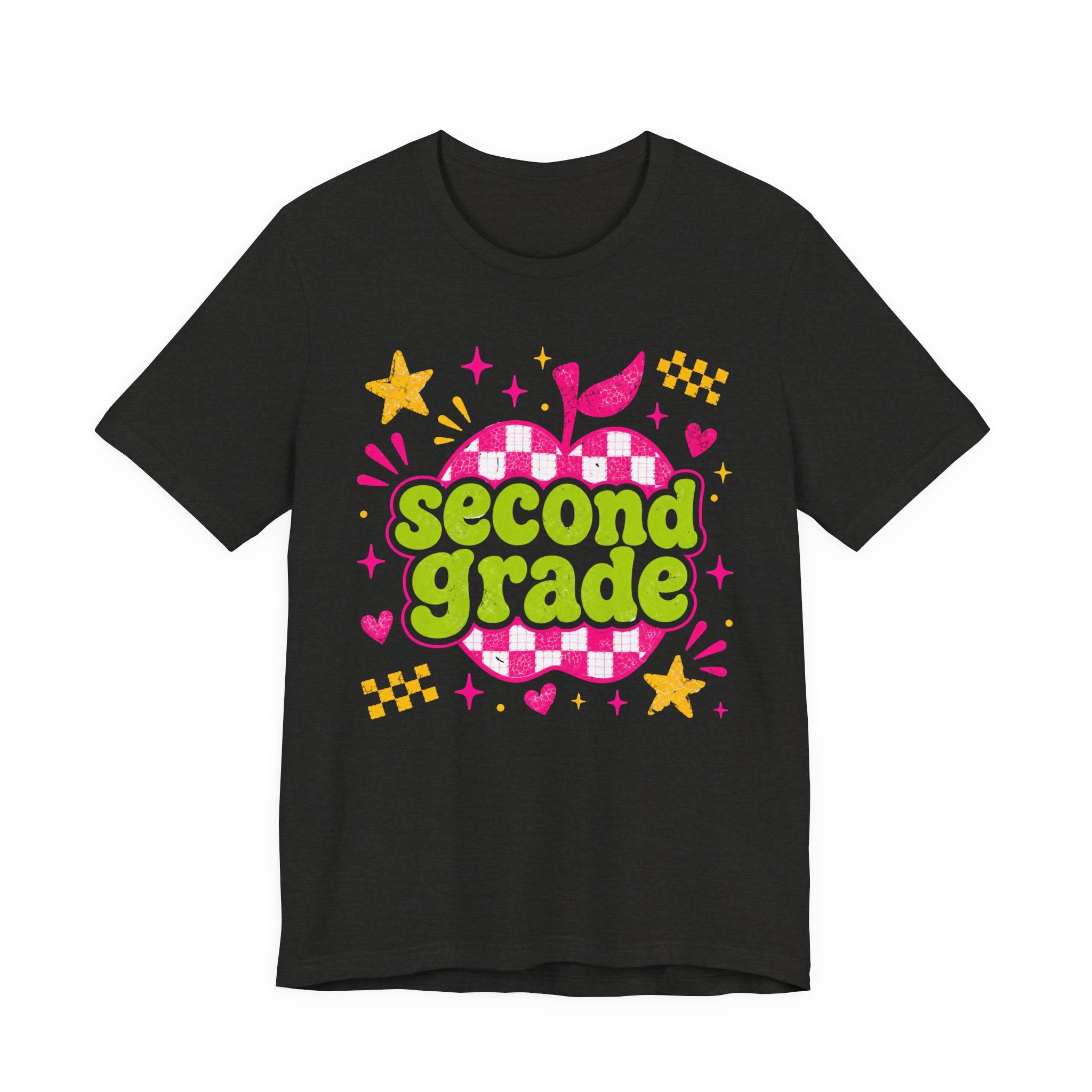 Second Grade eacher Shirt | Custom Teacher Tee | Back to School Teacher Gift | Bella+Canvas 3001 Graphic T-Shirt