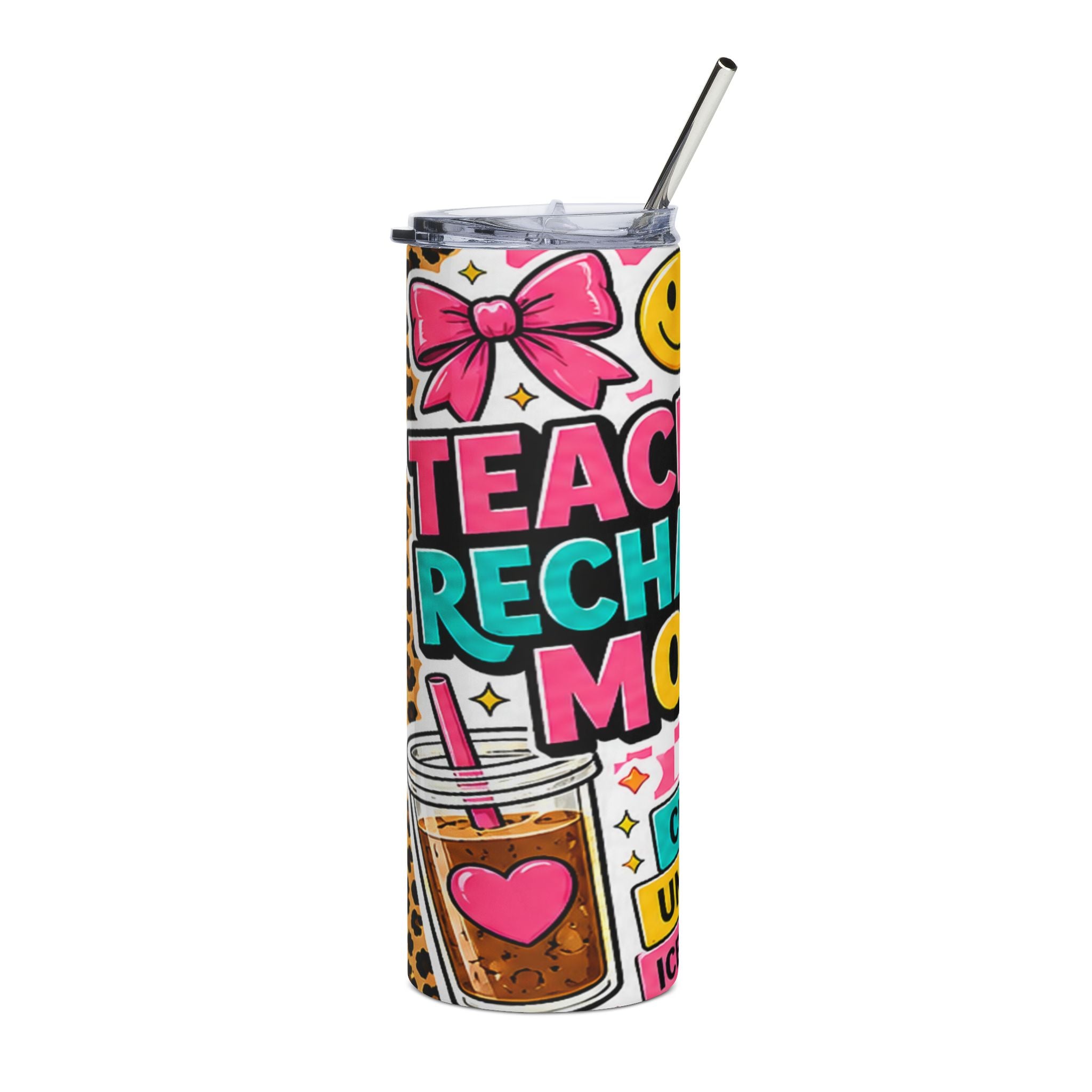 Teacher Recharge mode Stainless Steel Tumbler, 20oz