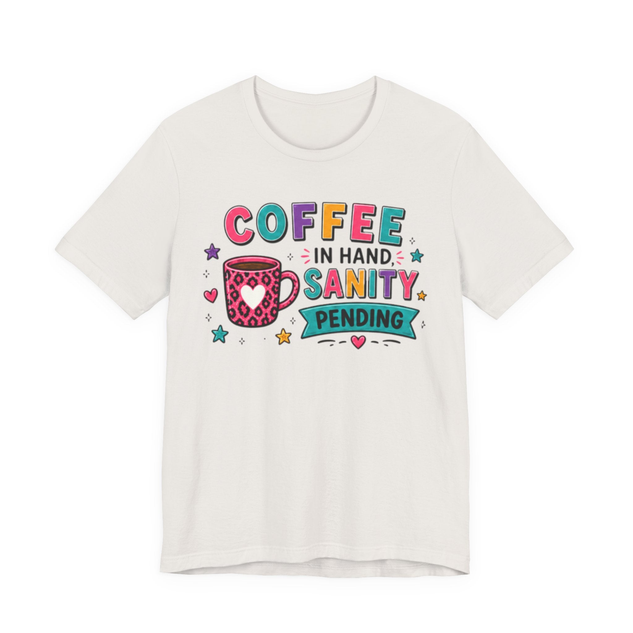 Coffee in Hand, Sanity Loading Tee | Funny Teacher Shirt