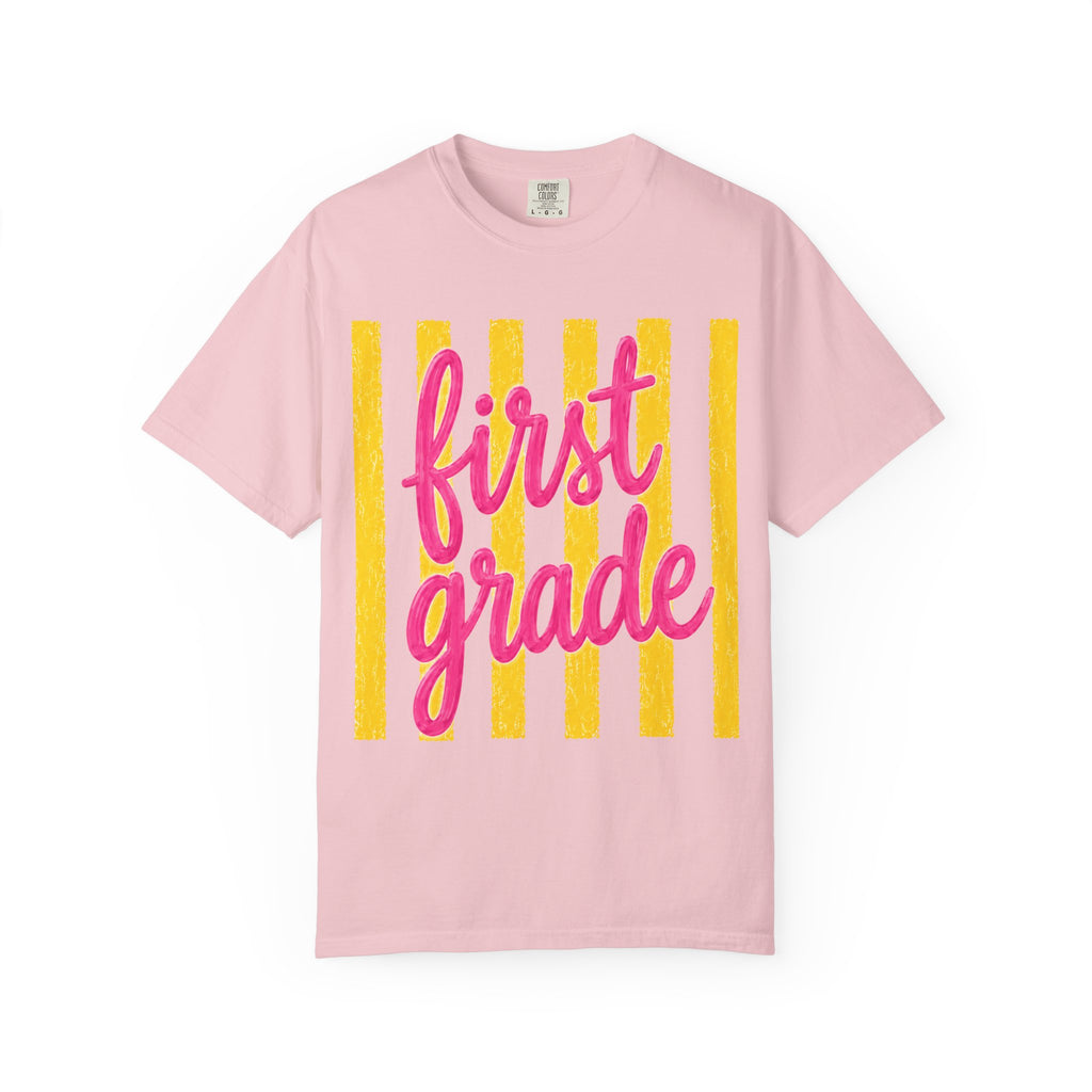 First Grade Teacher Shirt | 1st Grade Team Tee | Painted Script Back to School Shirt