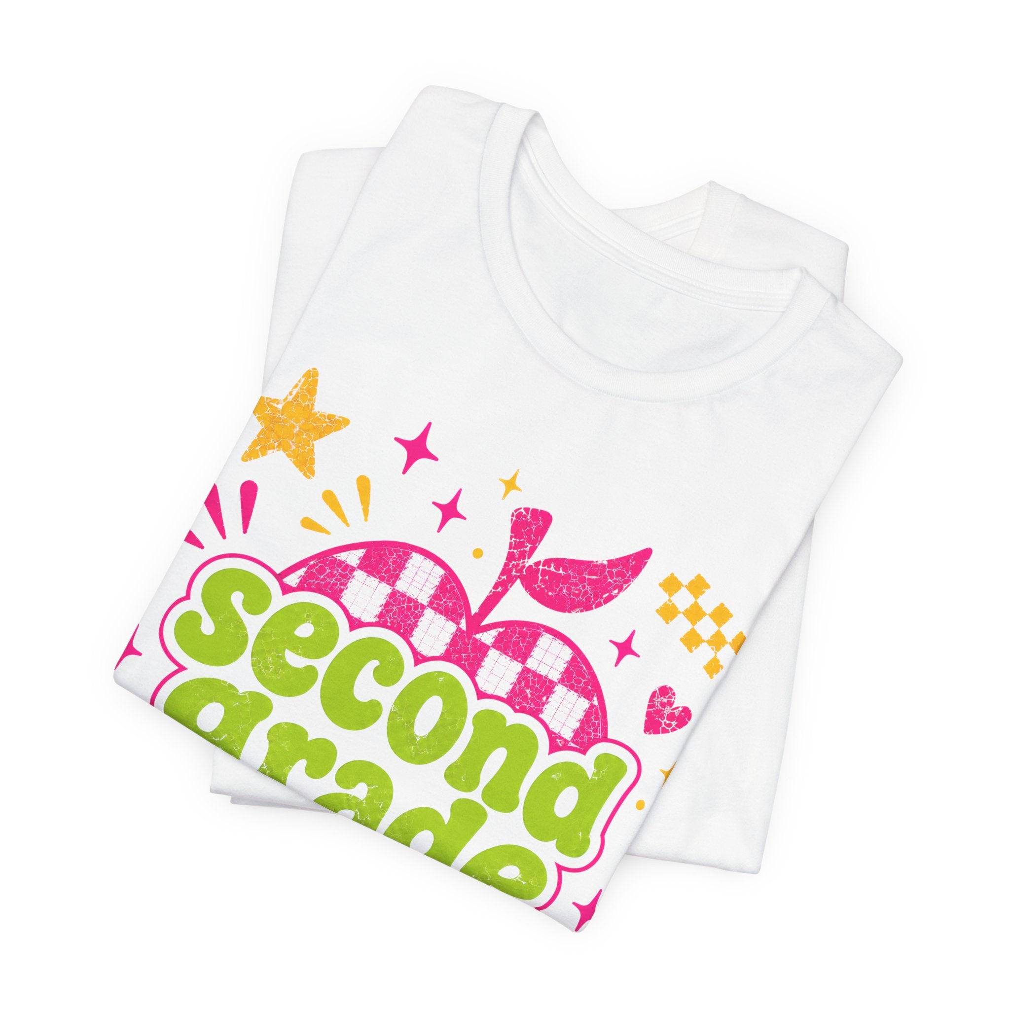 Second Grade eacher Shirt | Custom Teacher Tee | Back to School Teacher Gift | Bella+Canvas 3001 Graphic T-Shirt