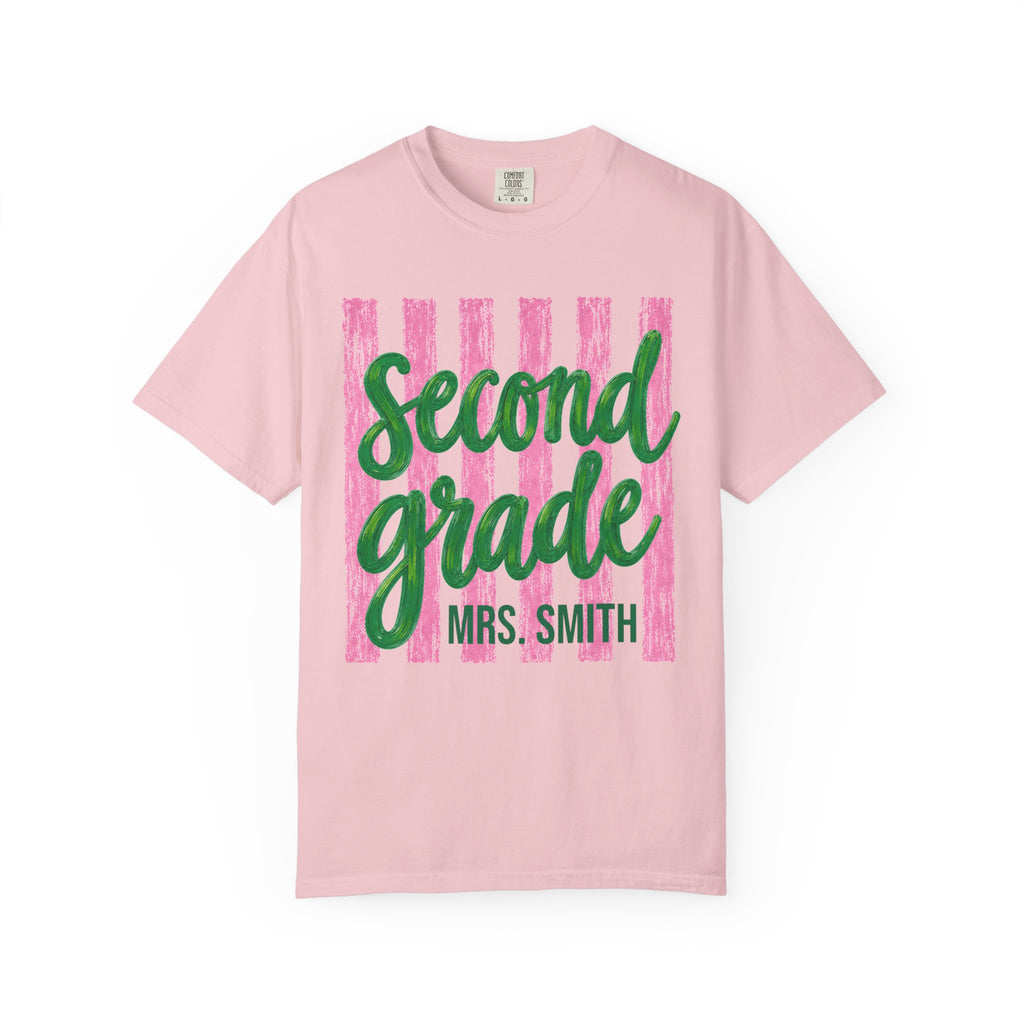 Personalized Second Grade Teacher Shirt | 2nd Grade Team Tee | Painted Script Back to School Shirt