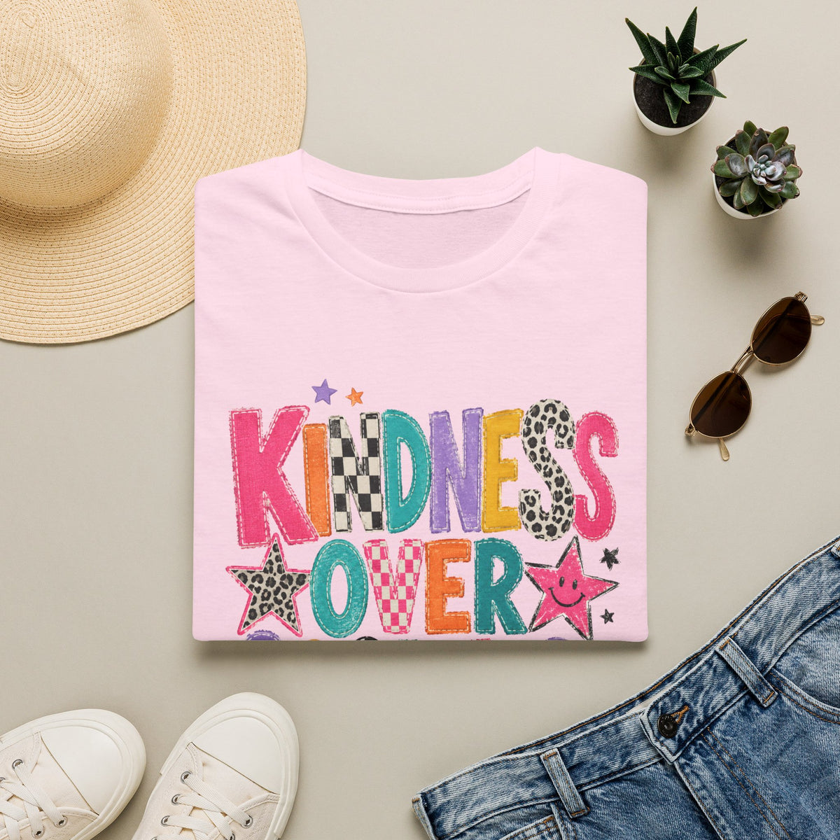 Kindness Over Coolness Teacher Shirt | Retro Back to School Tee | Positive School Shirt