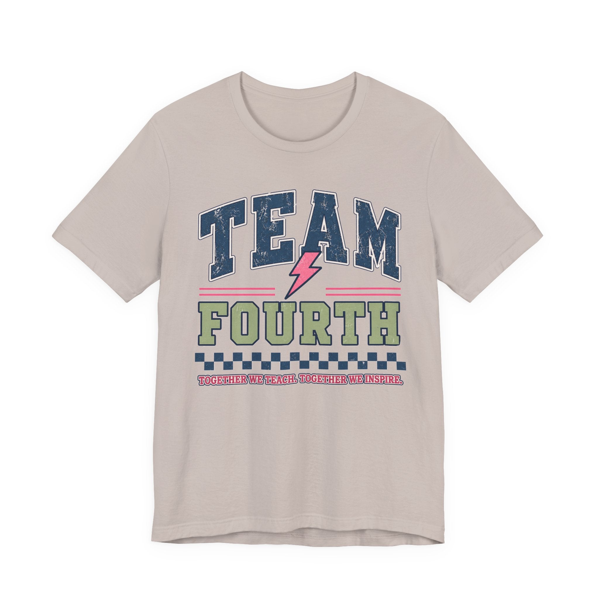 Fourth Grade Varsity Teacher Shirt | Custom Teacher Tee | Back to School Teacher Gift | Bella+Canvas 3001 Graphic T-Shirt