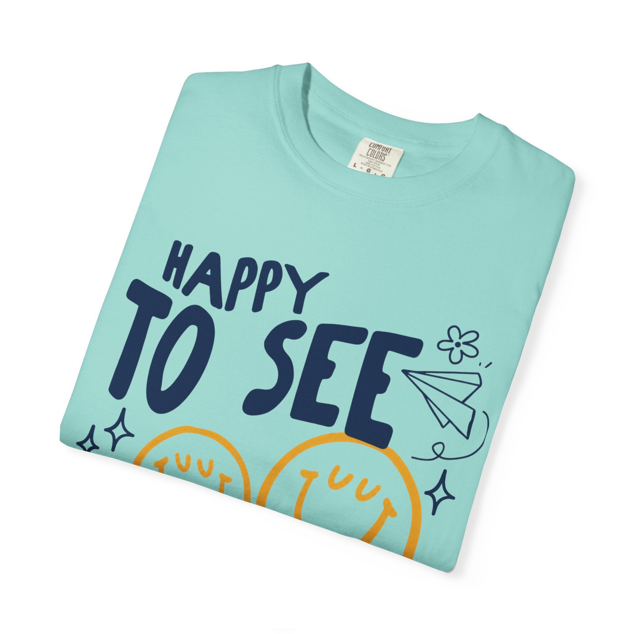 Happy to See Your Face Teacher Shirt | Cute Back to School Teacher Tee | Elementary Teacher T-Shirt | First Day of School Outfit | Teacher Gift
