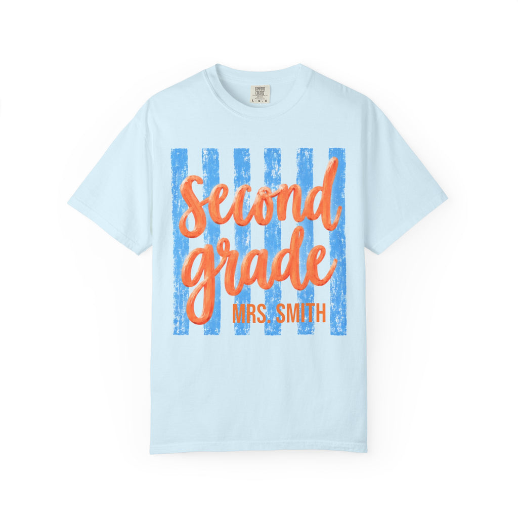 Personalized Second Grade Teacher Shirt | 2nd Grade Team Tee | Painted Script Back to School Shirt