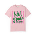 Personalized Fifth Grade Teacher Shirt | 5th Grade Team Tee | Painted Script Back to School Shirt