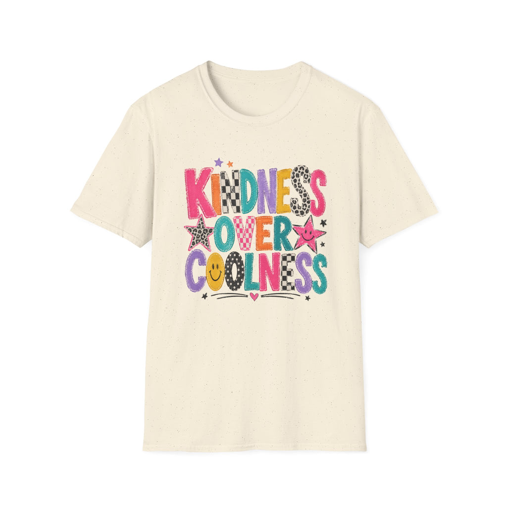 Kindness Over Coolness Teacher Shirt | Retro Back to School Tee | Positive School Shirt