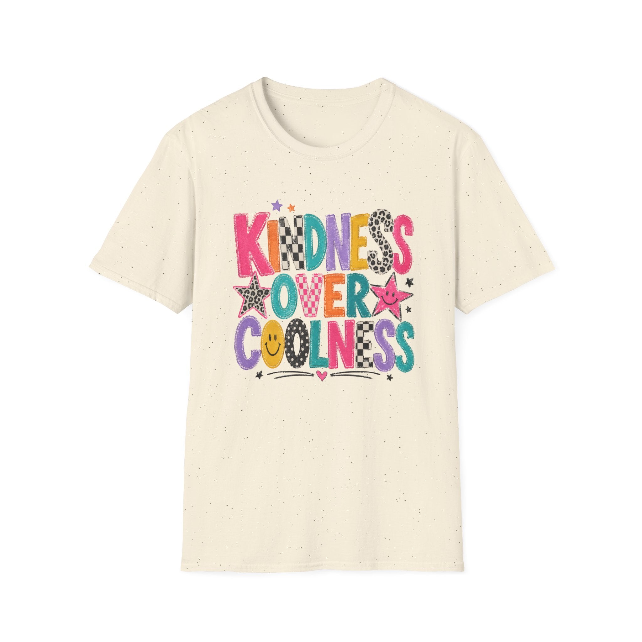 Kindness Over Coolness Teacher Shirt | Retro Back to School Tee | Positive School Shirt