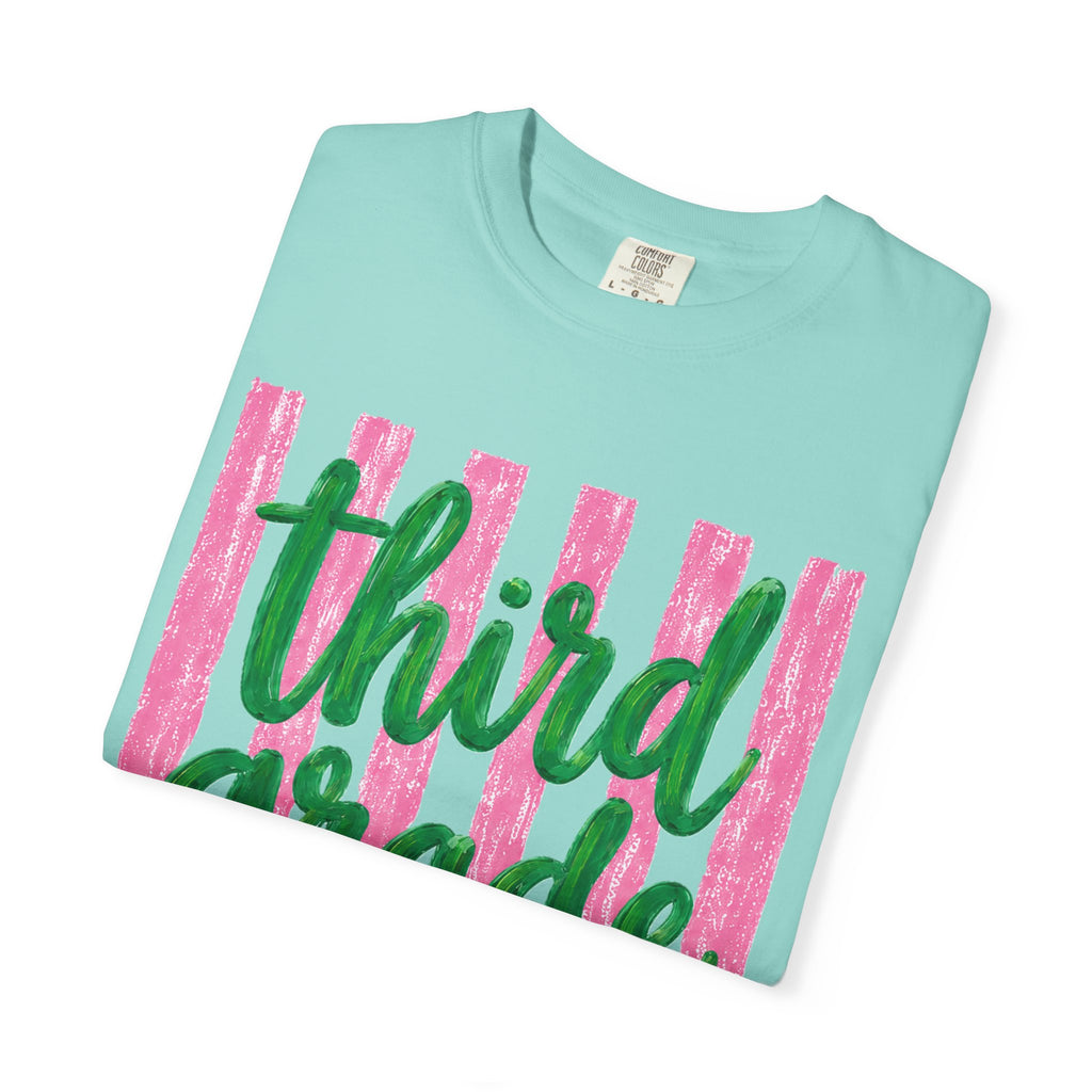 Personalized Third Grade Teacher Shirt | 3rd Grade Team Tee | Painted Script Back to School Shirt