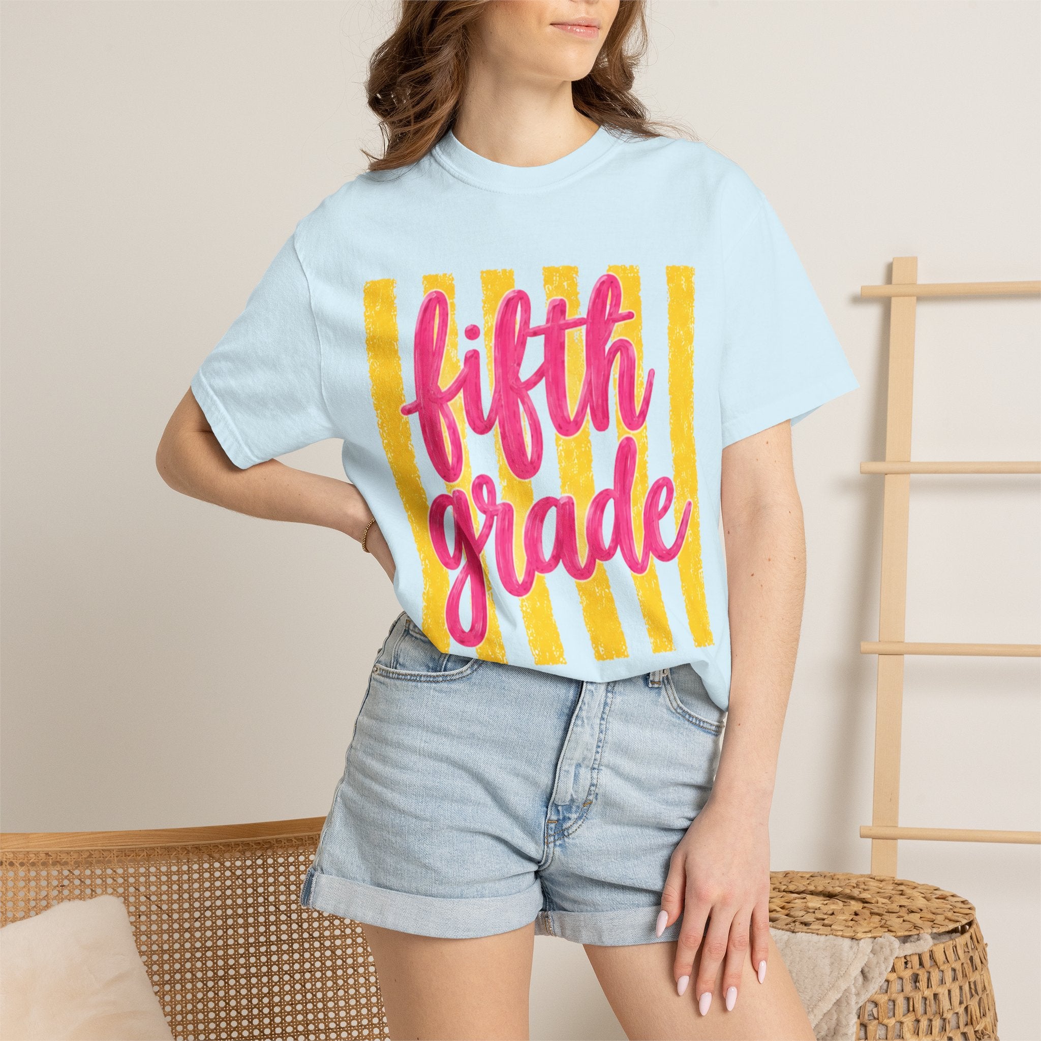 Fifth Grade Teacher Shirt | 5th Grade Team Tee | Painted Script Back to School Shirt
