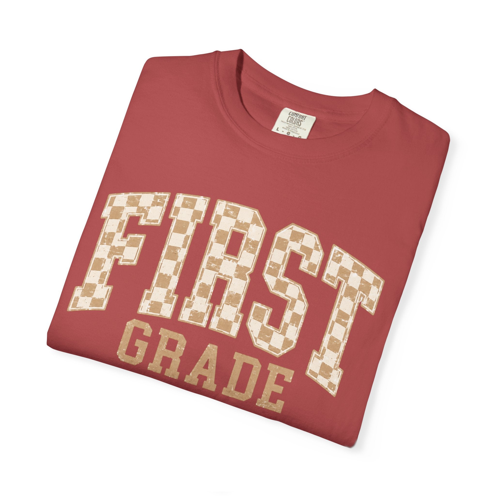 First Grade Teacher Shirt | Retro Leopard Teacher Tee
