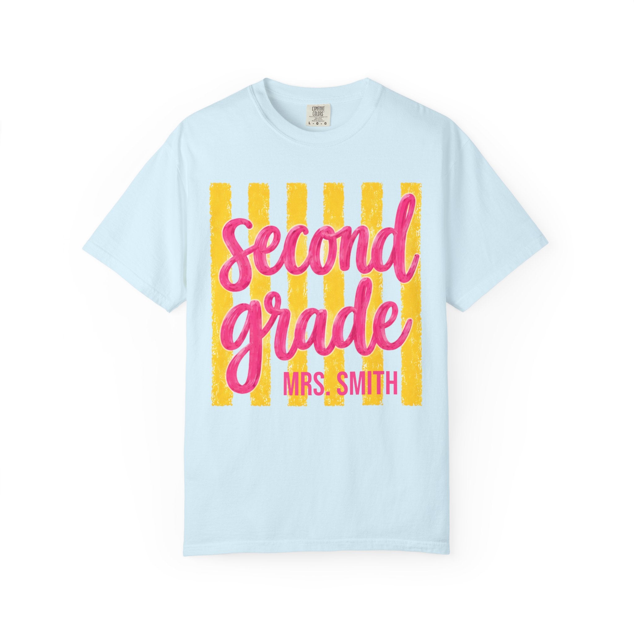 Personalized Second Grade Teacher Shirt | 2nd Grade Team Tee | Painted Script Back to School Shirt