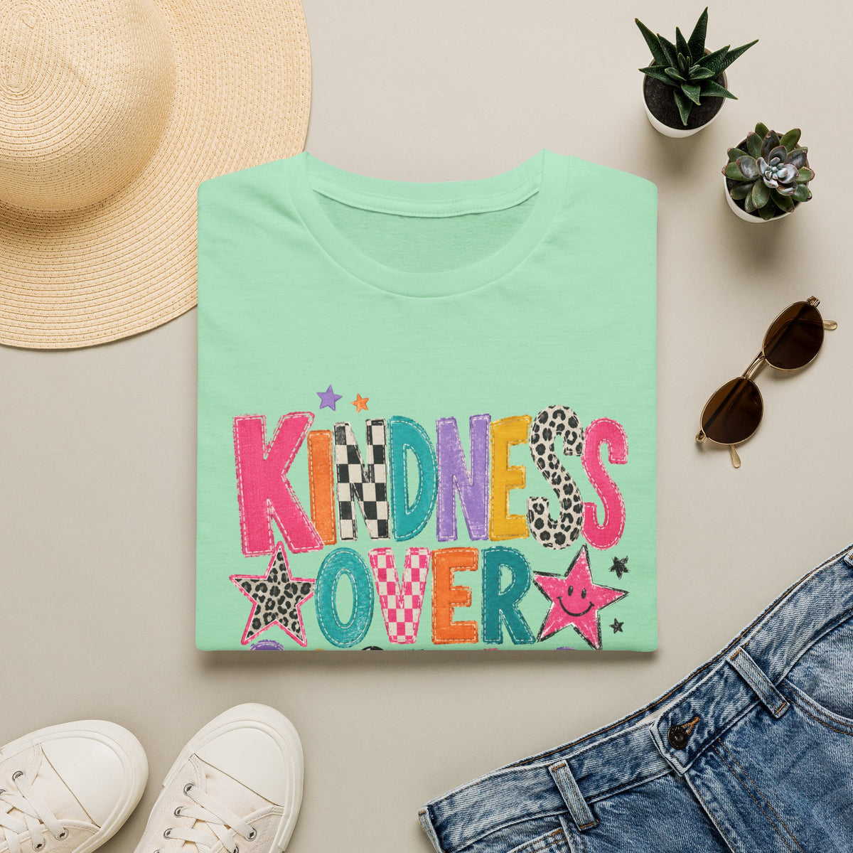 Kindness Over Coolness Teacher Shirt | Retro Back to School Tee | Positive School Shirt