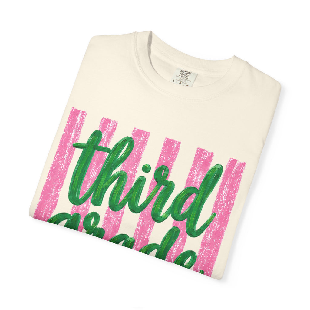 Personalized Third Grade Teacher Shirt | 3rd Grade Team Tee | Painted Script Back to School Shirt