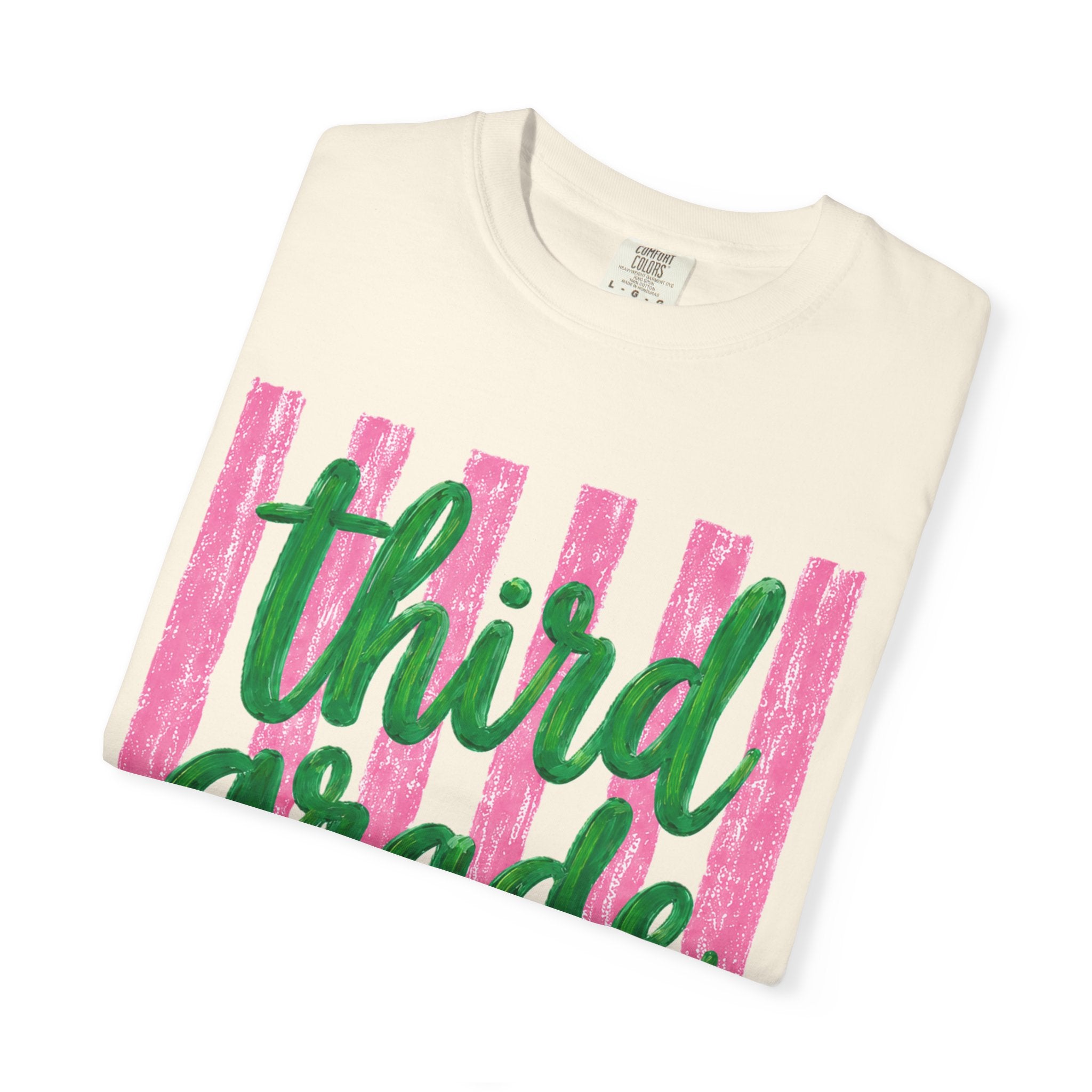 Personalized Third Grade Teacher Shirt | 3rd Grade Team Tee | Painted Script Back to School Shirt
